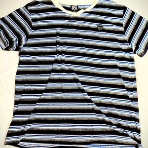 Striped Enyce V neck t shirt